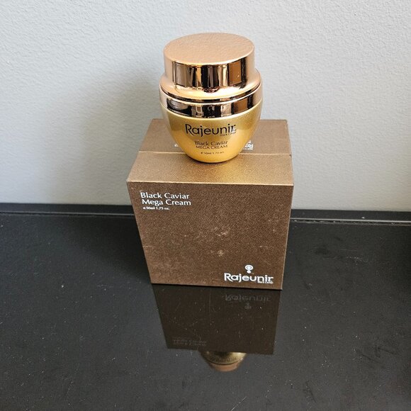 RAJEUNIR BLACK CAVIAR MEGA CREAM - 1.75 fl oz \ 50 ml - BRAND NEW - SEALED - Picture 6 of 9